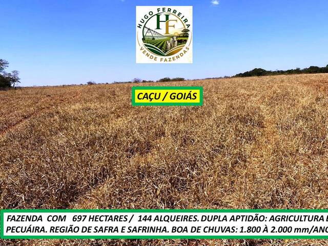 #8525 - Fazenda para Venda em Caçu - GO - 1