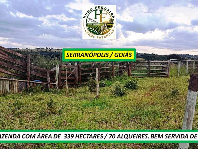 #8533 - Fazenda para Venda em Serranópolis - GO - 1